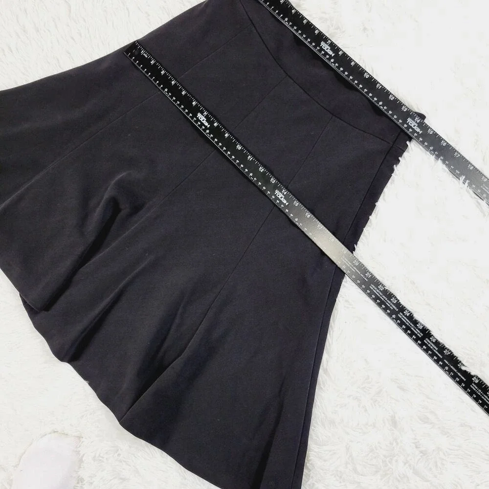 Rafaella Black‎ Flared Hem Knee Length Skirt Size 8 Business Casual Work